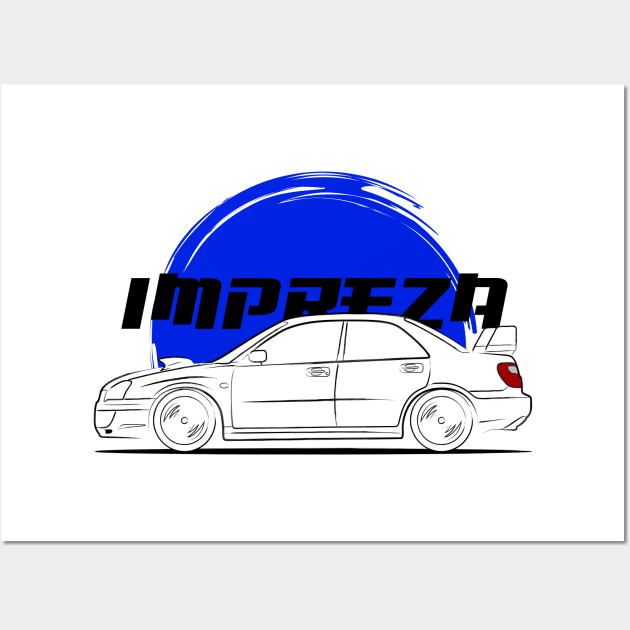 Racing WRX Wall Art by GoldenTuners